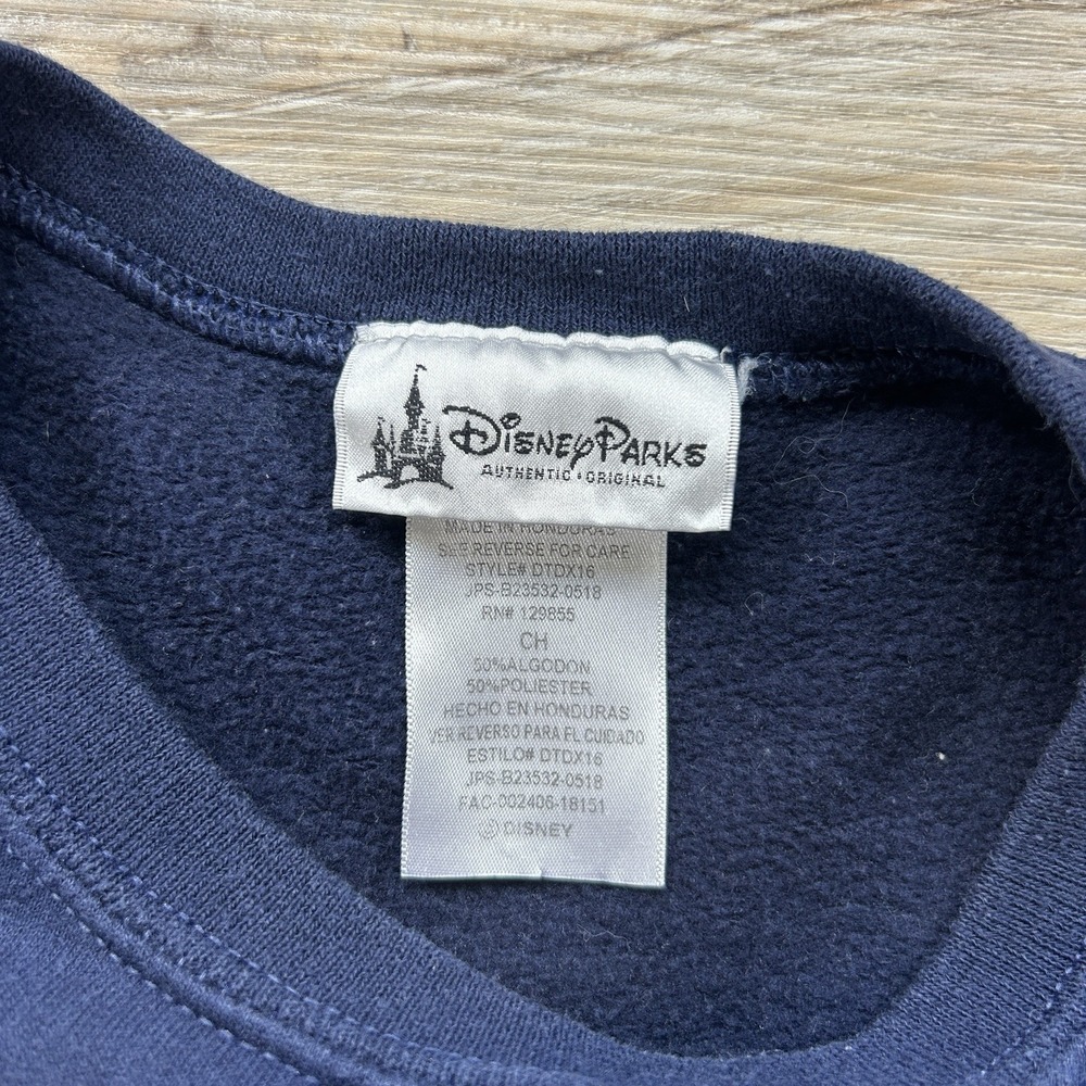VTG Disneyland Small 1955 Original Park Navy Crewneck Sweatshirt - Picture 4 of 9